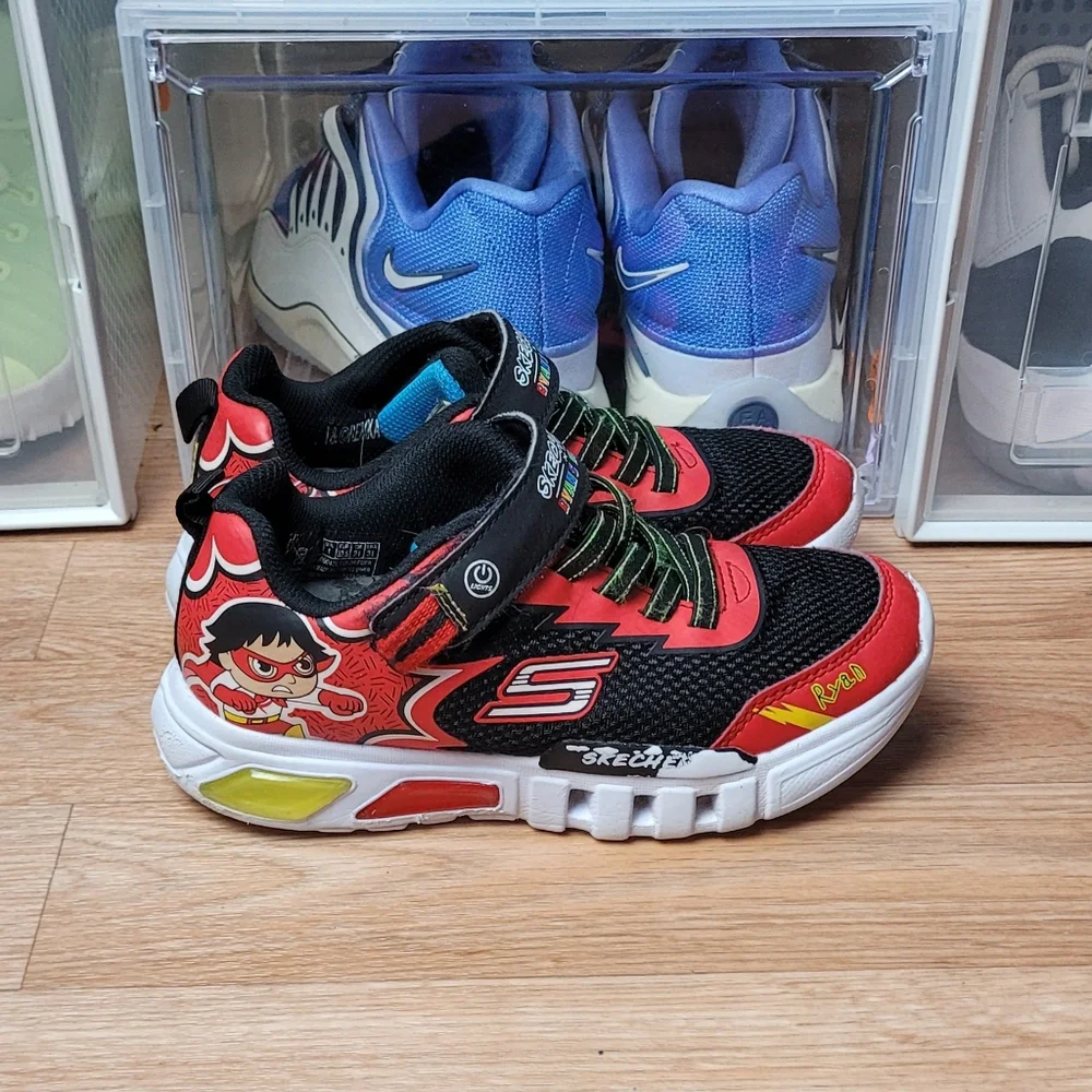 Skechers Kids' Red and Black Shoes